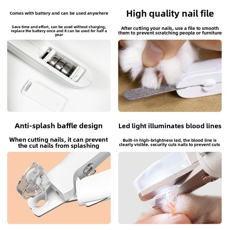 Adjustable LED Pet Nail Clipper